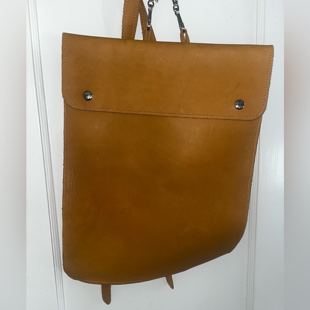Leather Backpack/computer case